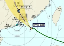 三號風球生效　氣象局：改發八號風球機會較低至中等